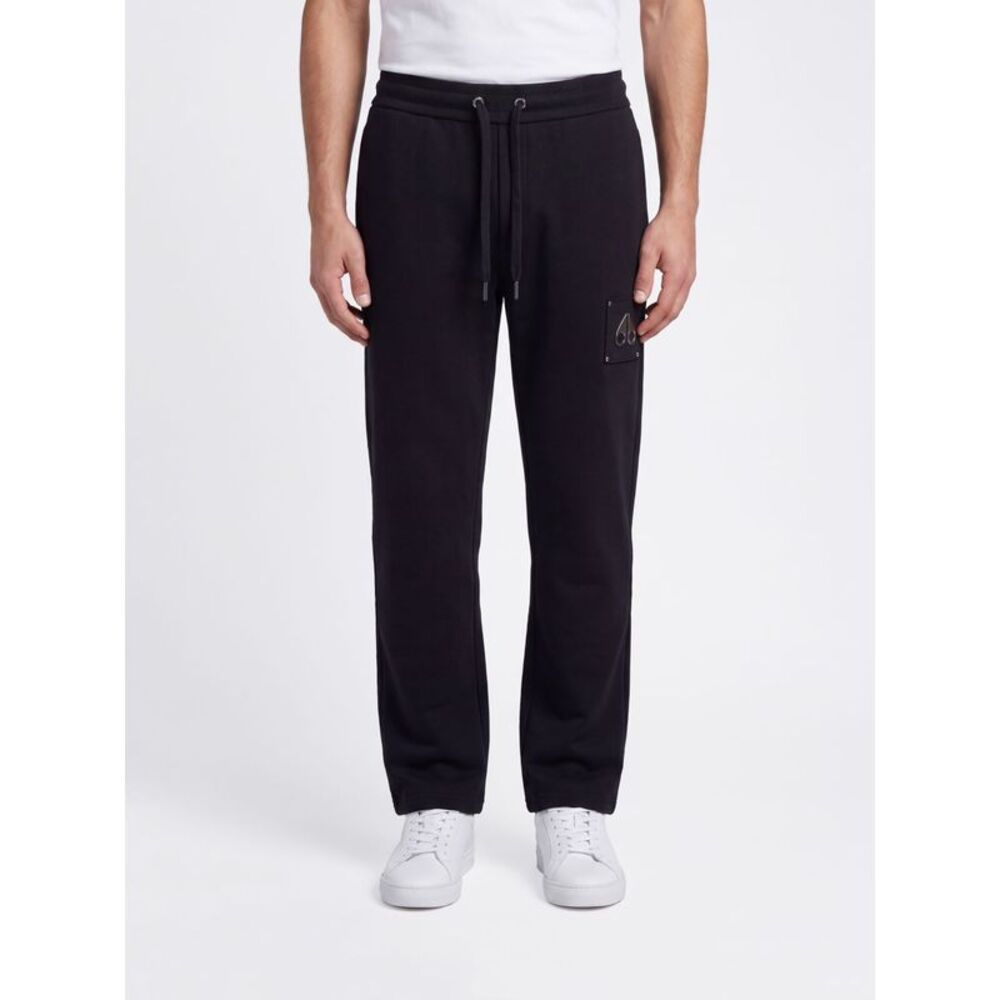 Cotton Jogging Trousers Moose Knuckles With Drawstring And Contrast Logo